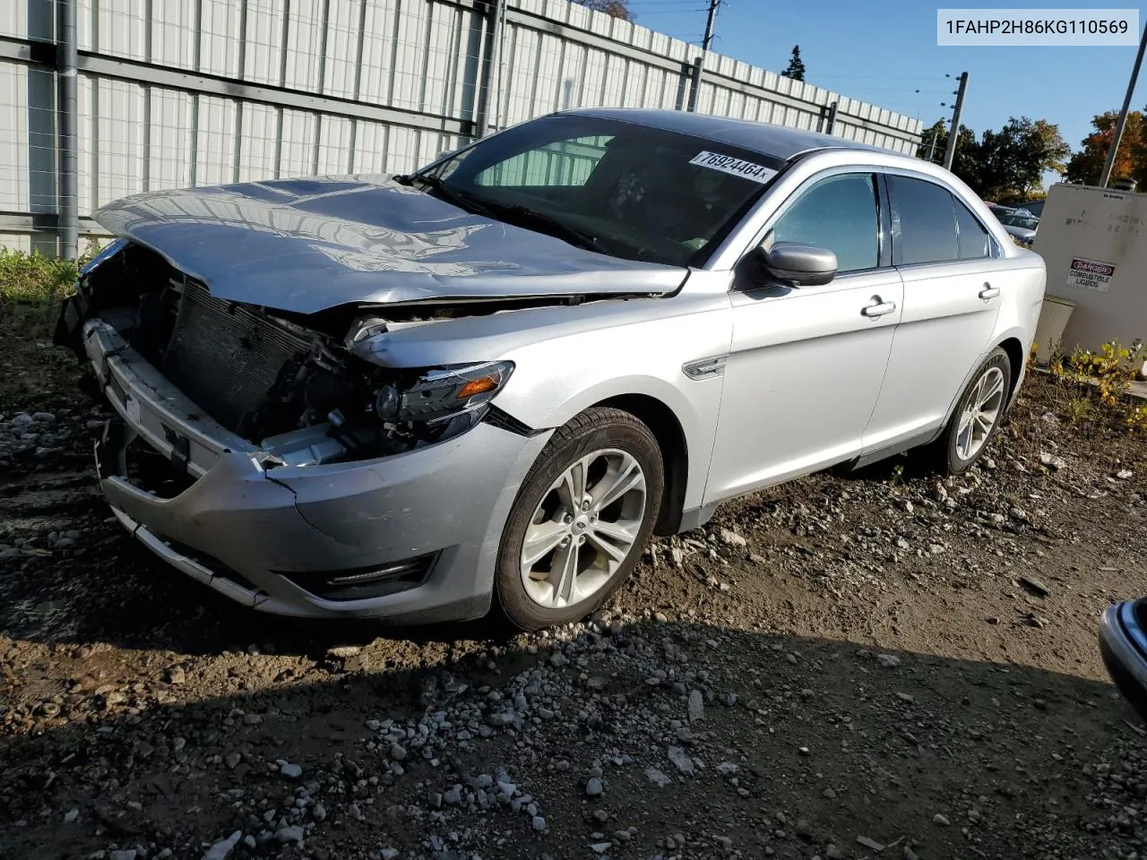 2019 Ford Taurus Sel VIN: 1FAHP2H86KG110569 Lot: 76924464