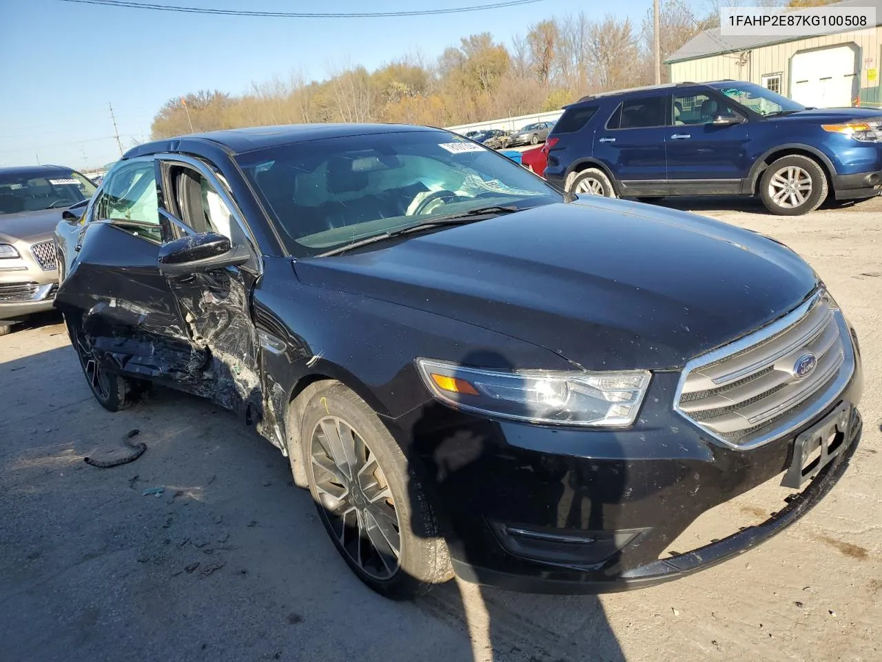 2019 Ford Taurus Sel VIN: 1FAHP2E87KG100508 Lot: 78101304