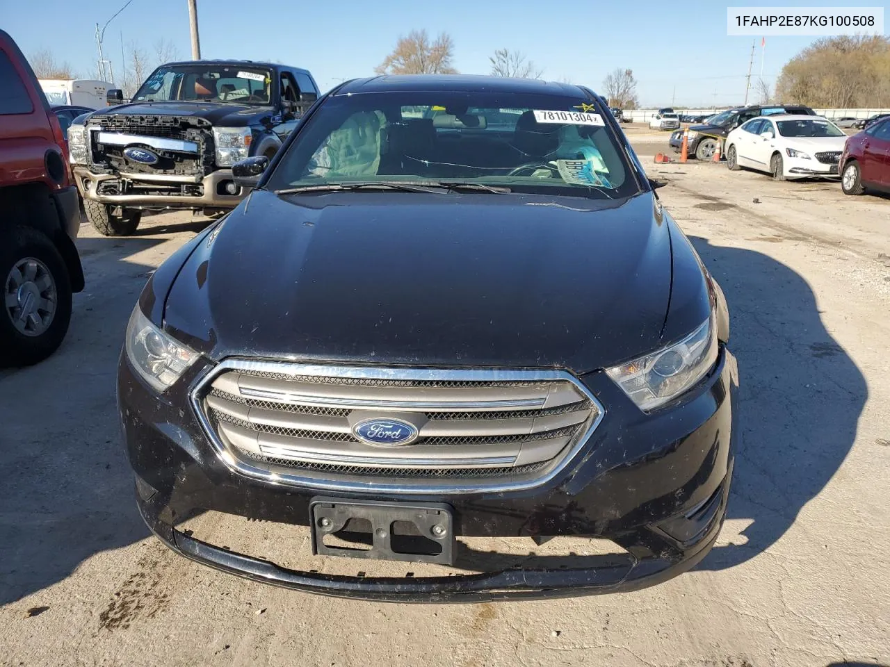 2019 Ford Taurus Sel VIN: 1FAHP2E87KG100508 Lot: 78101304