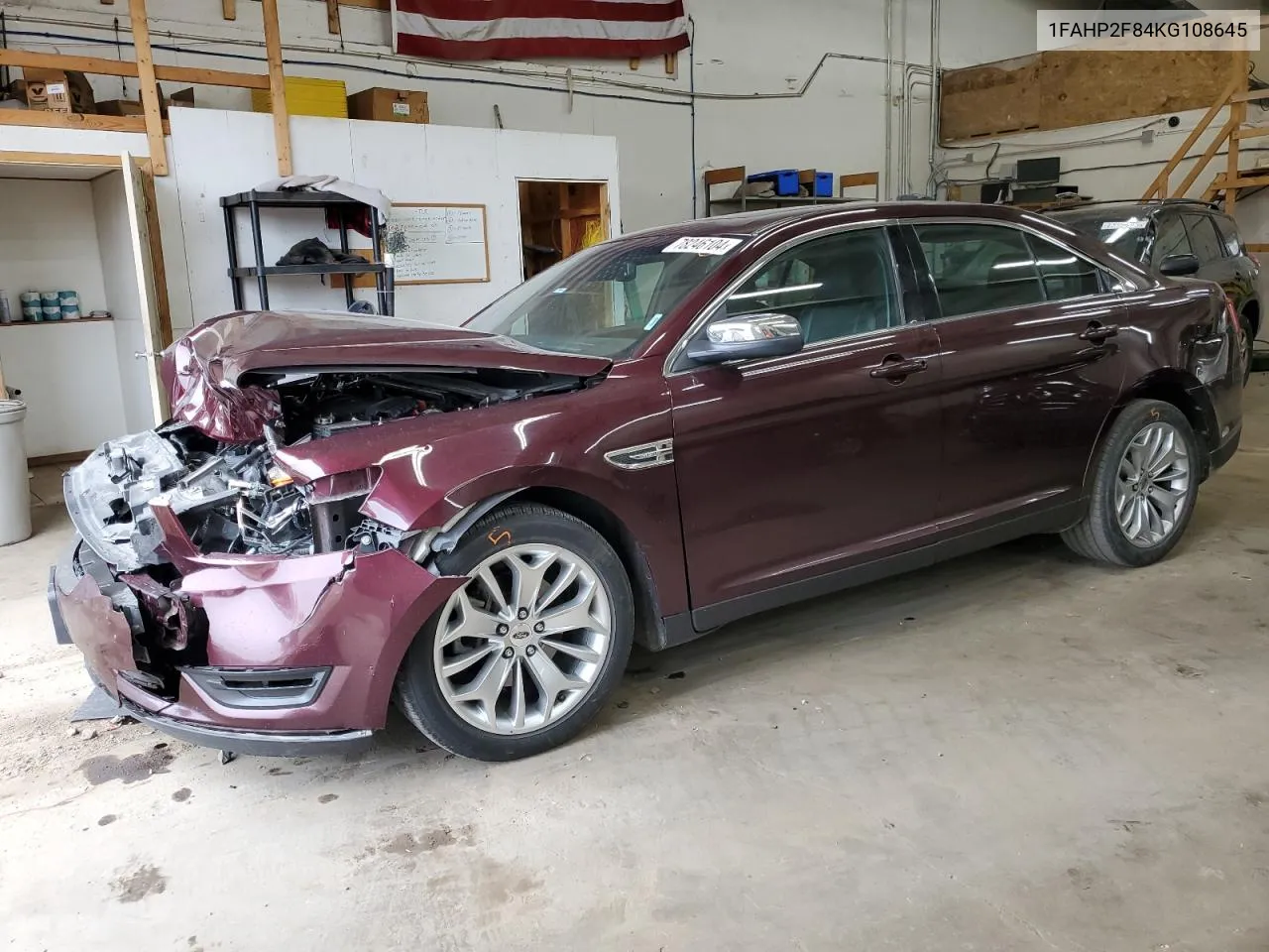 2019 Ford Taurus Limited VIN: 1FAHP2F84KG108645 Lot: 78246104