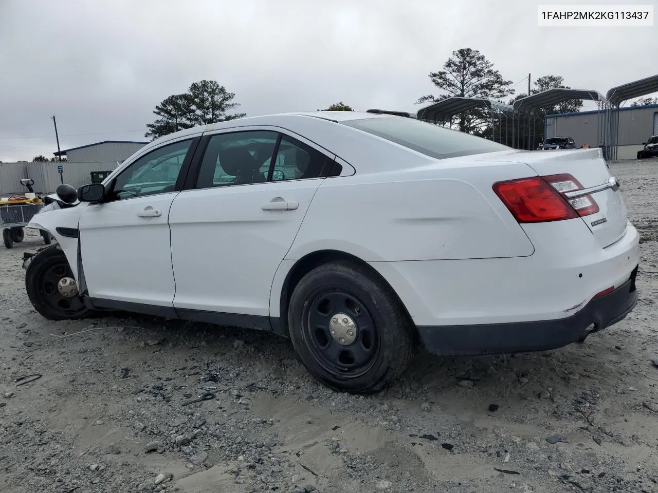 2019 Ford Taurus Police Interceptor VIN: 1FAHP2MK2KG113437 Lot: 80872944