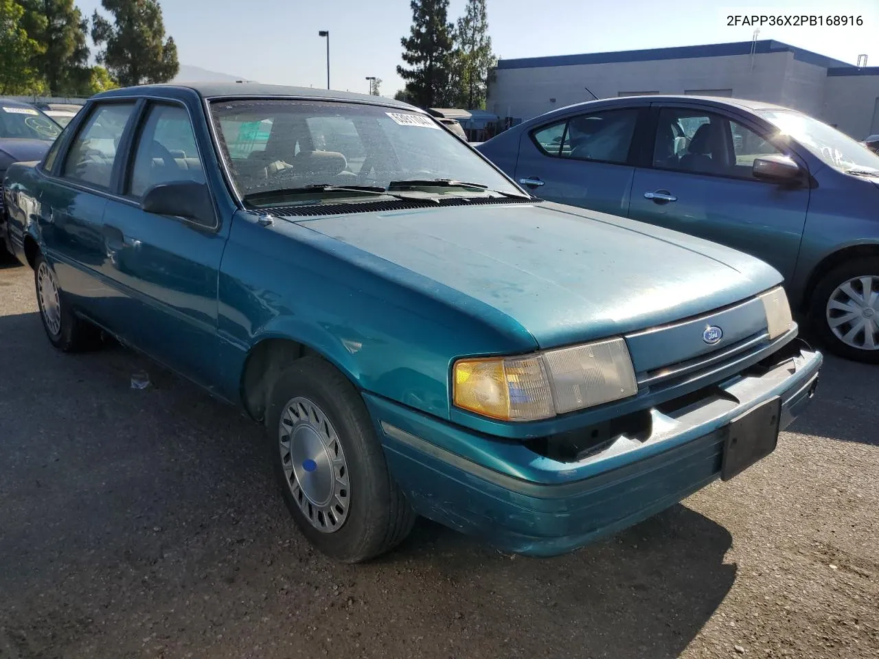 1993 Ford Tempo Gl VIN: 2FAPP36X2PB168916 Lot: 63911044