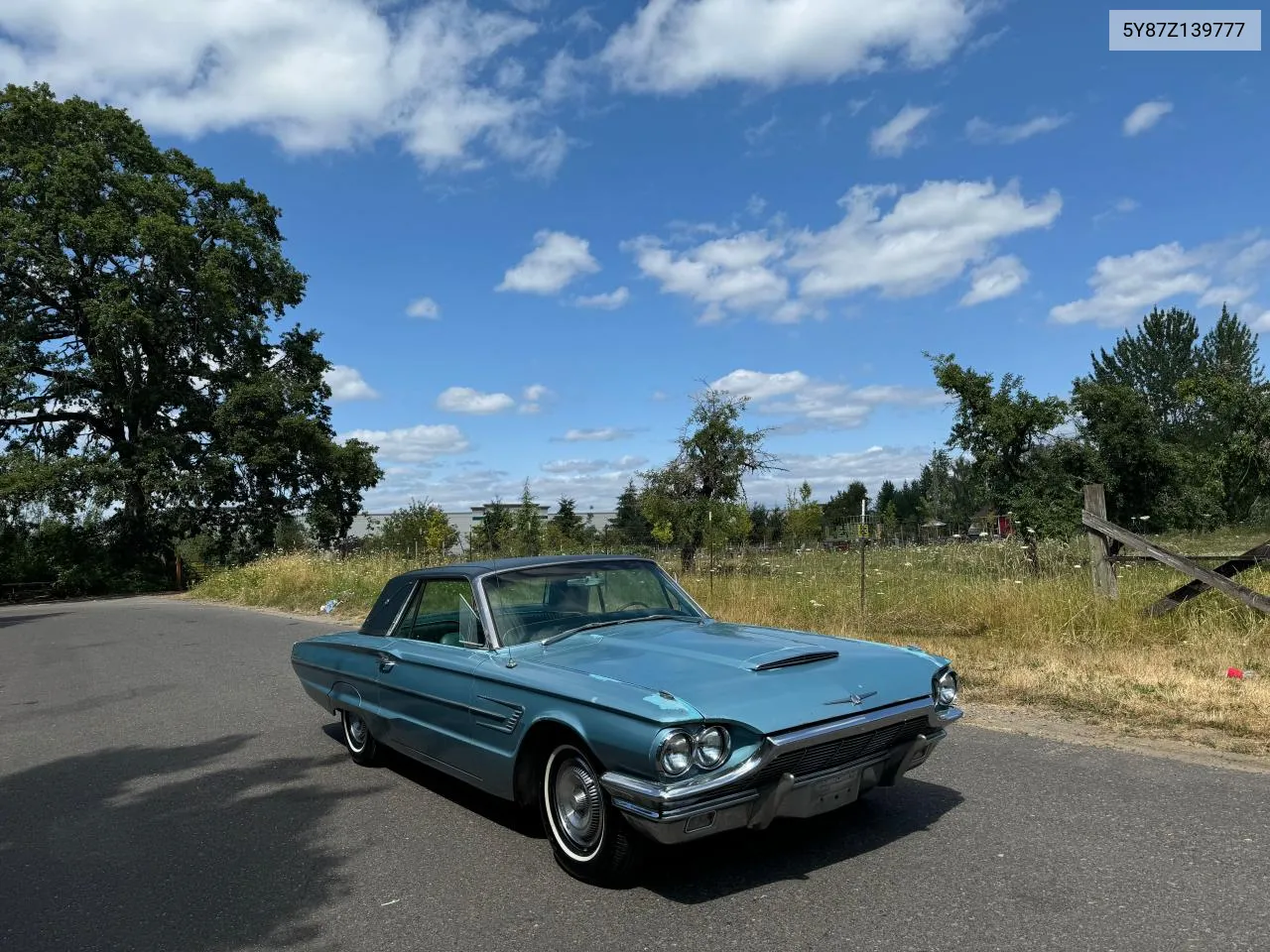 1965 Ford T Bird VIN: 5Y87Z139777 Lot: 76088874