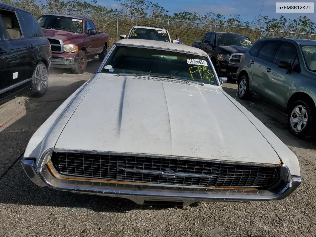 1967 Ford T Bird VIN: 57BM8B12K71 Lot: 76255654