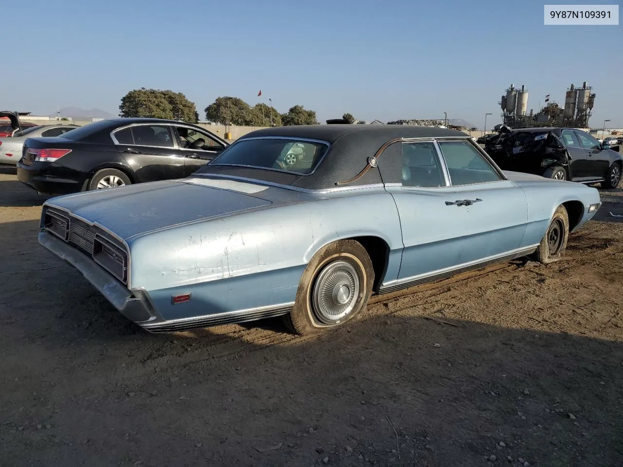 1969 Ford Thunderbir VIN: 9Y87N109391 Lot: 76950694