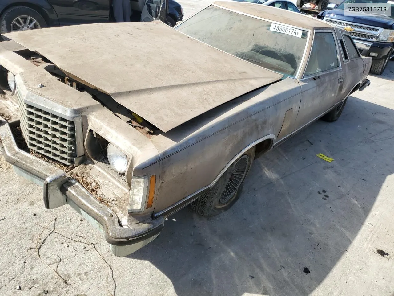 1977 Ford Thunderbir VIN: 7GB75315713 Lot: 50588904