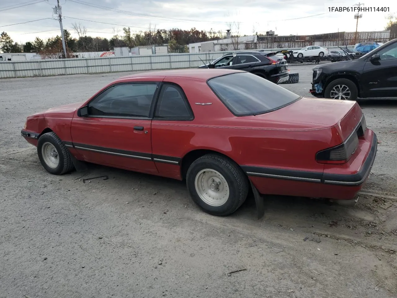 1987 Ford Thunderbird Sport VIN: 1FABP61F9HH114401 Lot: 79015984