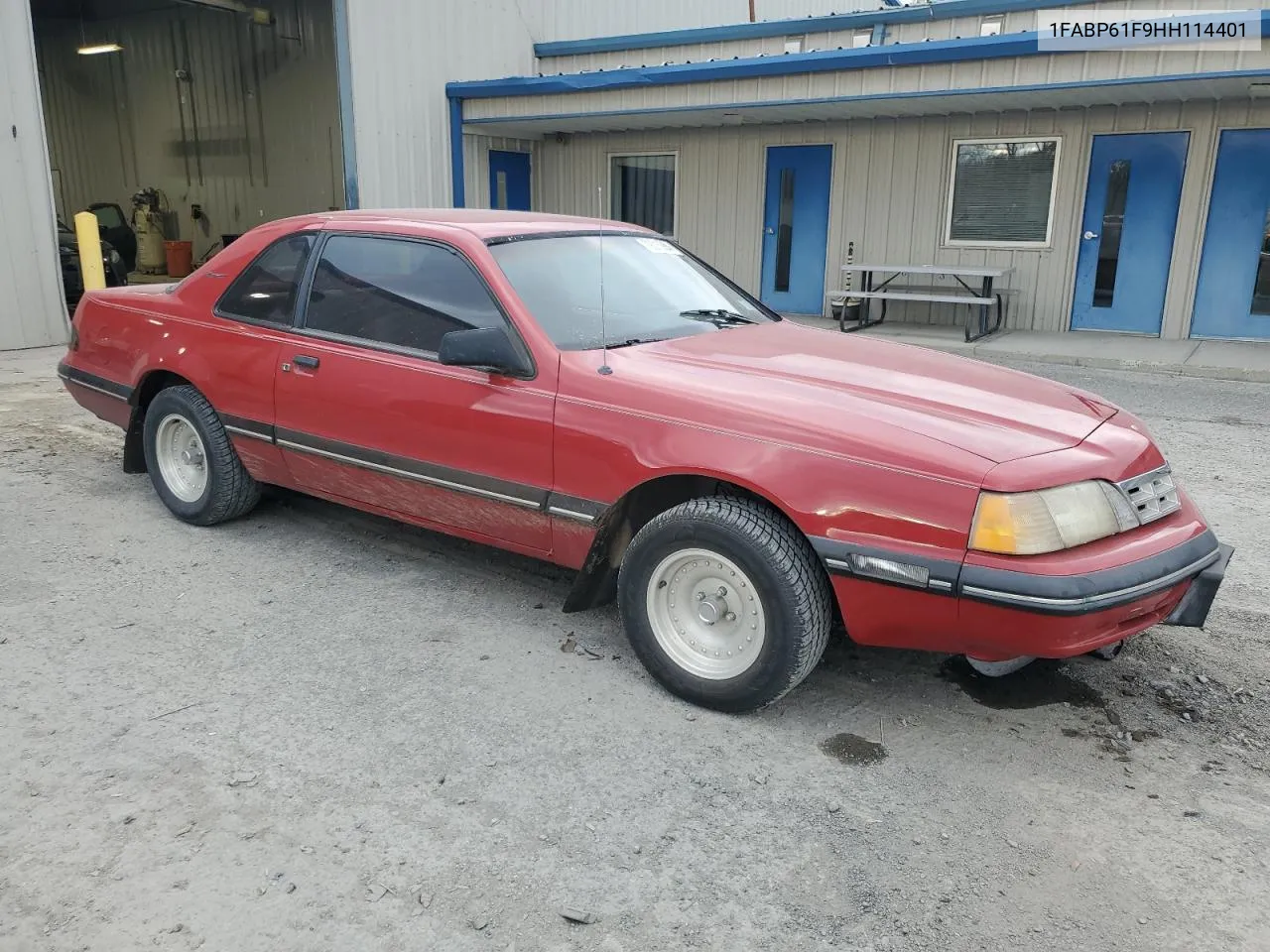 1987 Ford Thunderbird Sport VIN: 1FABP61F9HH114401 Lot: 79015984