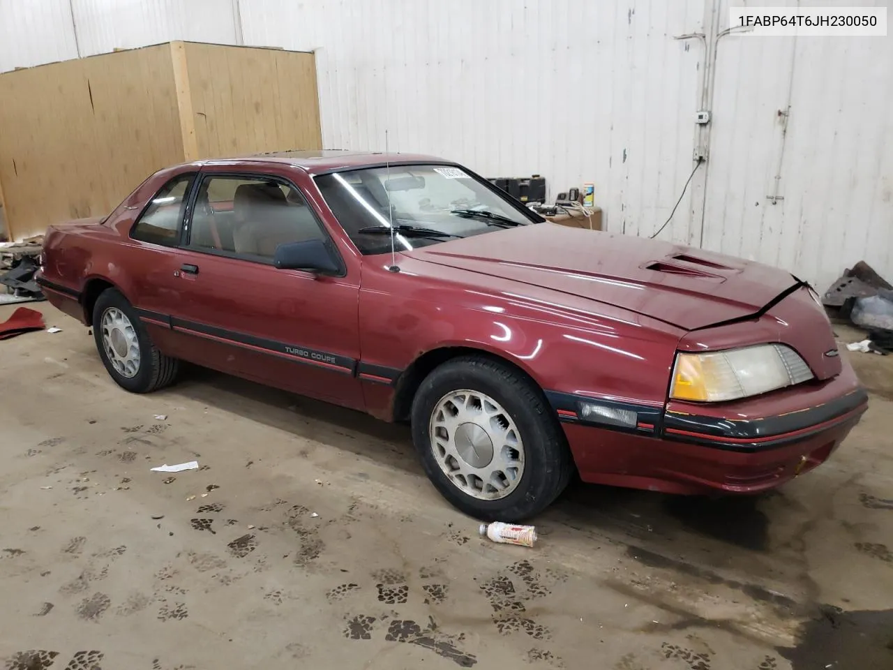 1988 Ford Thunderbird VIN: 1FABP64T6JH230050 Lot: 70218134