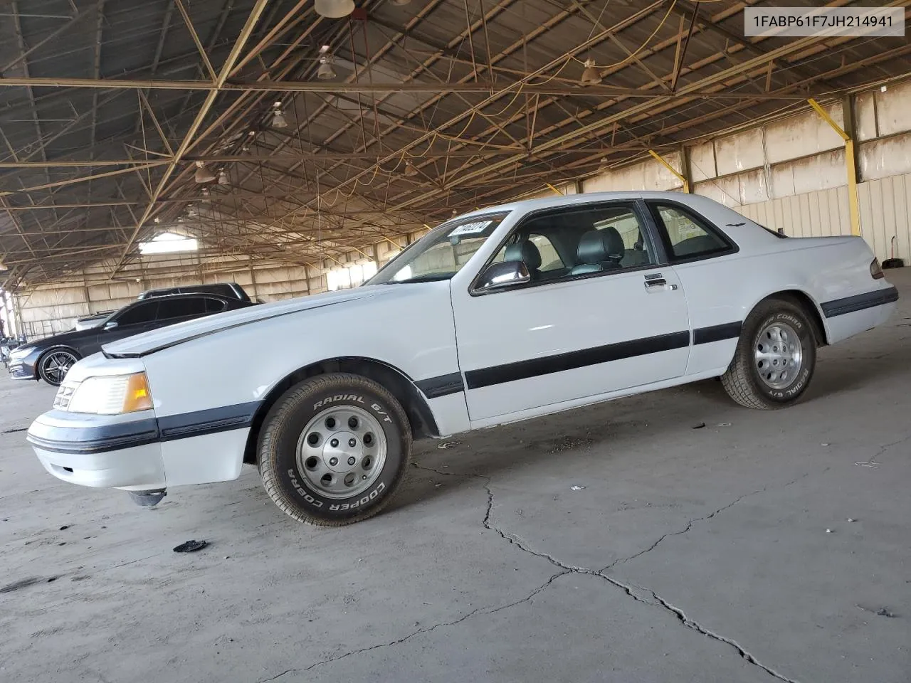 1988 Ford Thunderbird Sport VIN: 1FABP61F7JH214941 Lot: 71462274