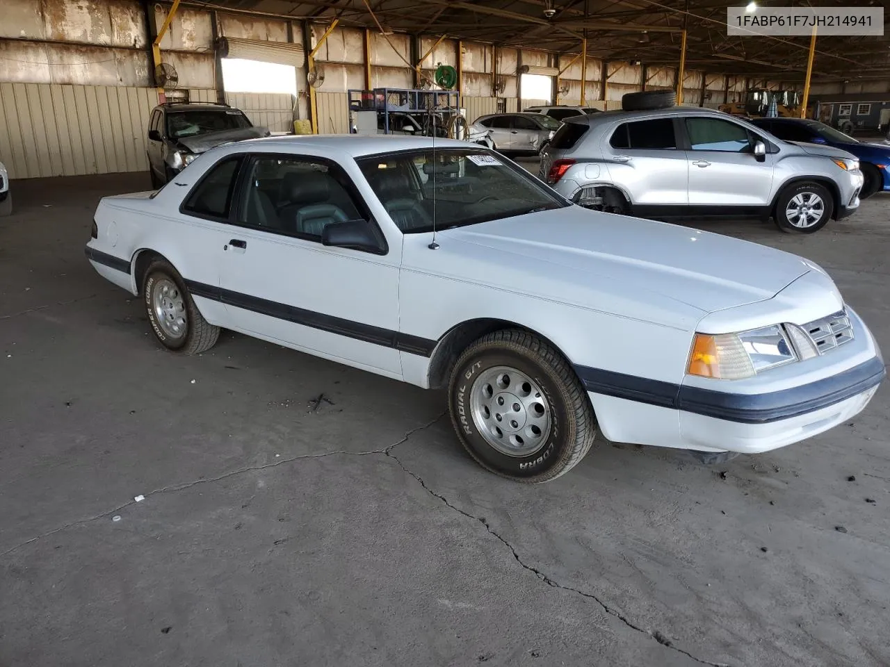 1988 Ford Thunderbird Sport VIN: 1FABP61F7JH214941 Lot: 71462274