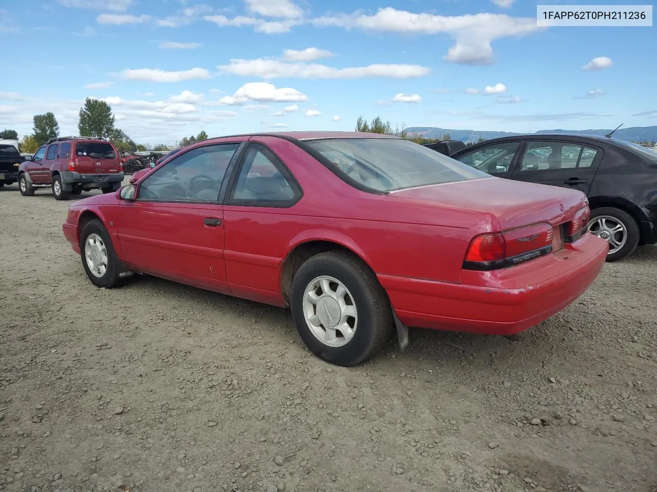 1993 Ford Thunderbird Lx VIN: 1FAPP62T0PH211236 Lot: 74795194