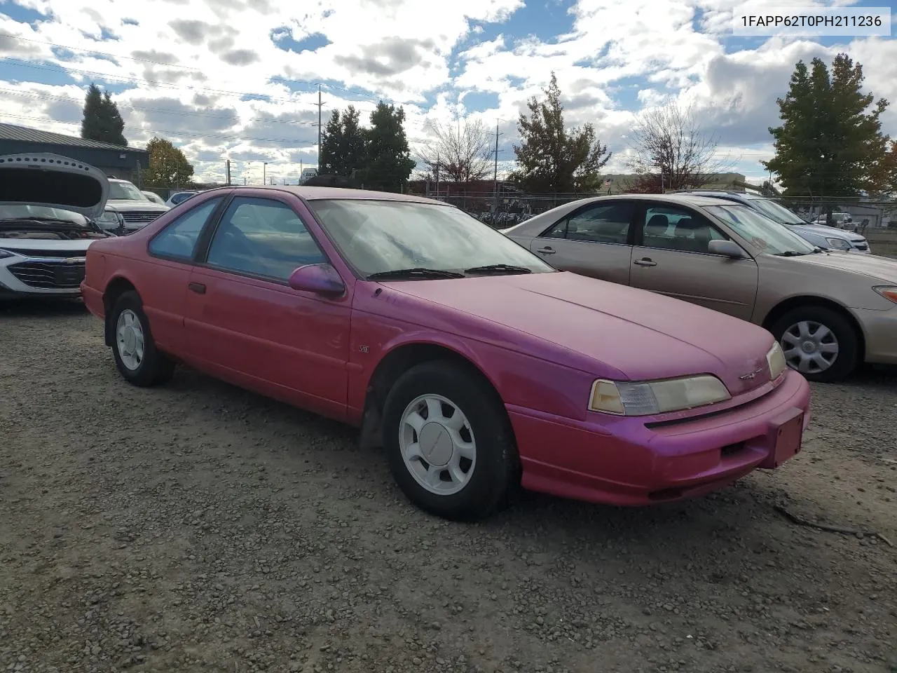 1993 Ford Thunderbird Lx VIN: 1FAPP62T0PH211236 Lot: 74795194