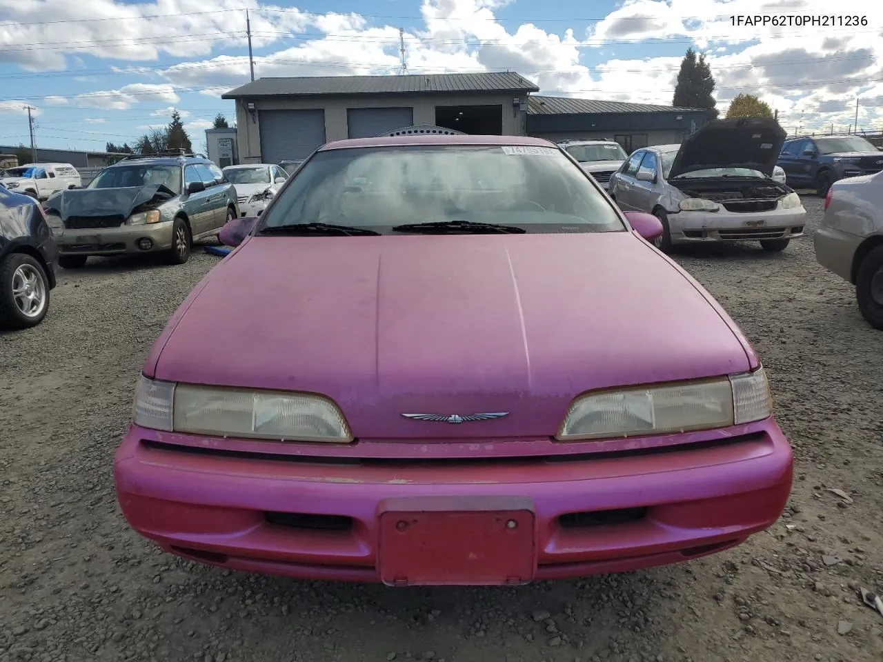 1993 Ford Thunderbird Lx VIN: 1FAPP62T0PH211236 Lot: 74795194