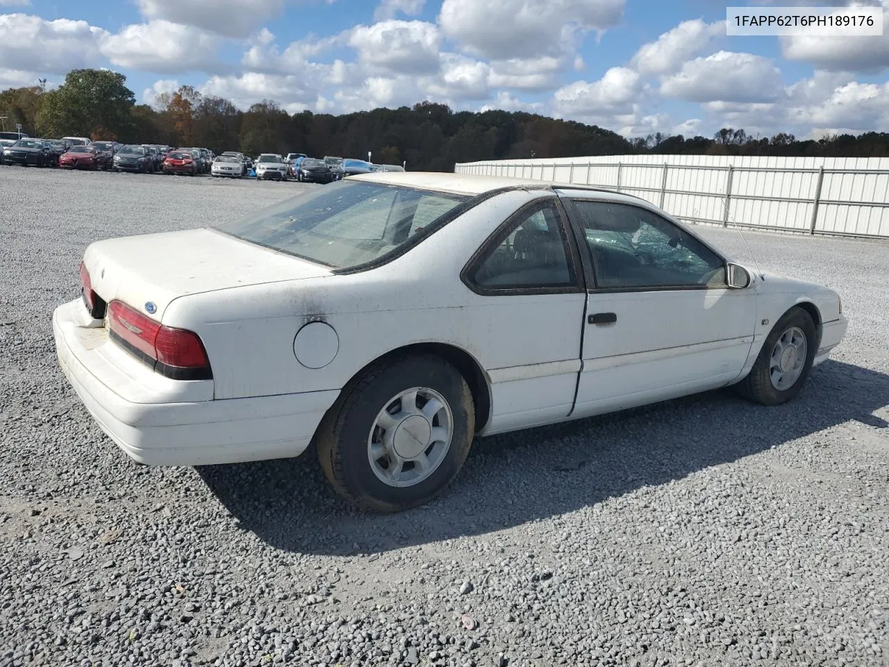 1993 Ford Thunderbird Lx VIN: 1FAPP62T6PH189176 Lot: 78146094