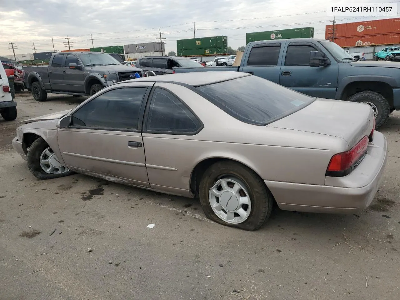 1994 Ford Thunderbird Lx VIN: 1FALP6241RH110457 Lot: 76384254