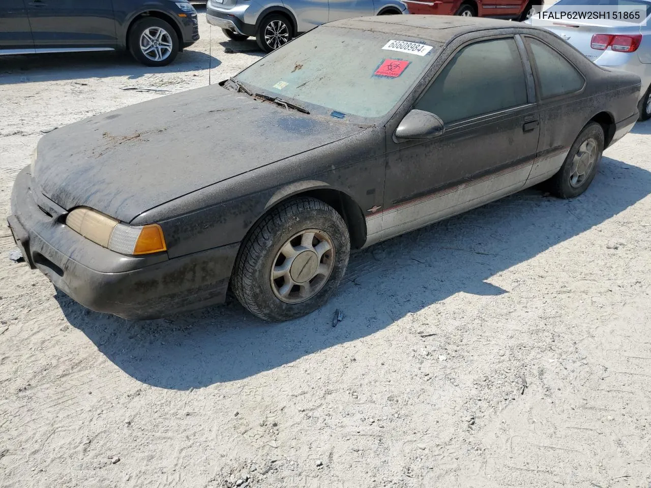 1995 Ford Thunderbird Lx VIN: 1FALP62W2SH151865 Lot: 68608984