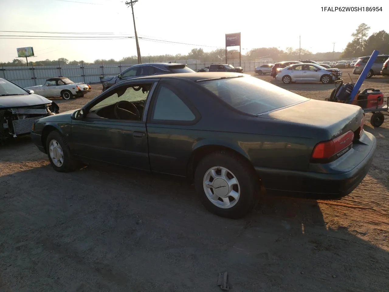 1995 Ford Thunderbird Lx VIN: 1FALP62W0SH186954 Lot: 77611114