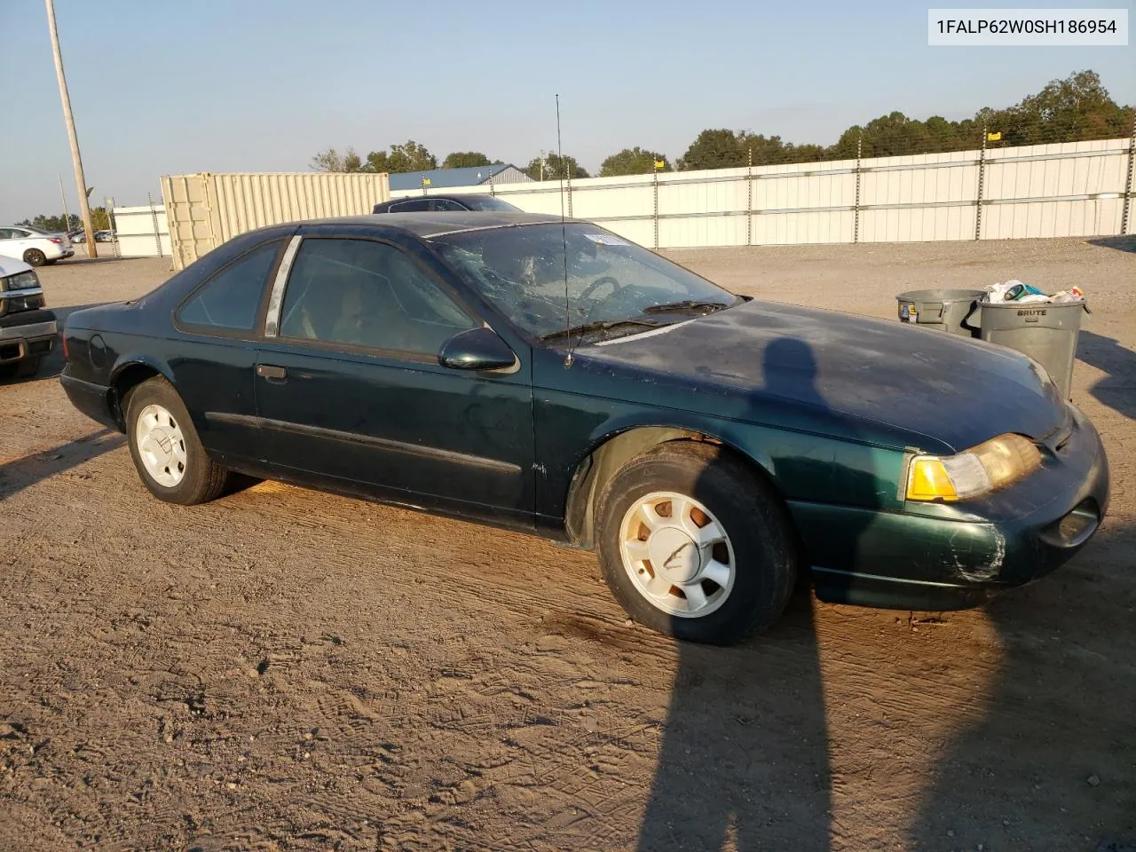 1995 Ford Thunderbird Lx VIN: 1FALP62W0SH186954 Lot: 77611114