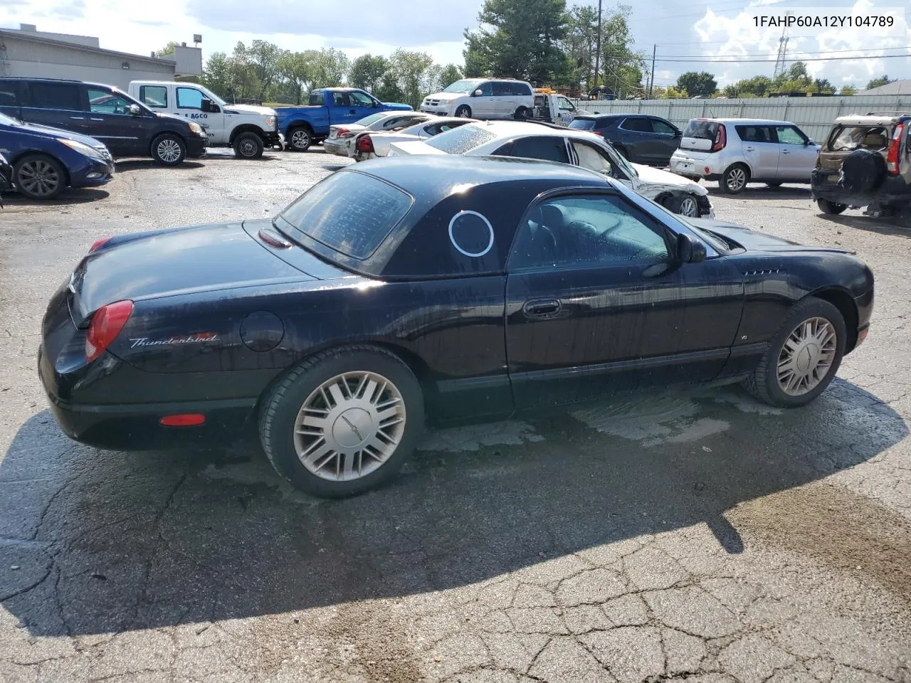 2002 Ford Thunderbird VIN: 1FAHP60A12Y104789 Lot: 70710474