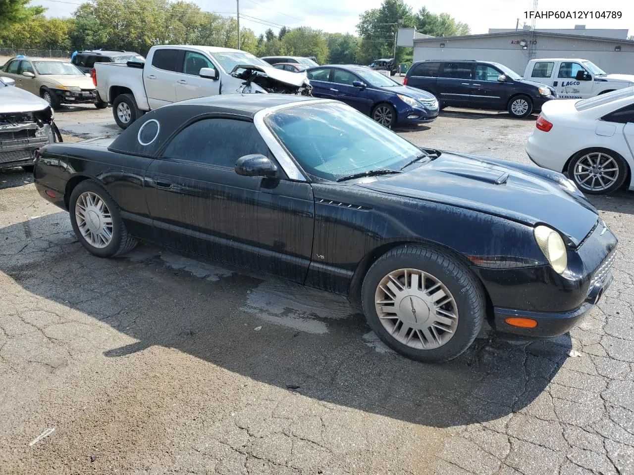 2002 Ford Thunderbird VIN: 1FAHP60A12Y104789 Lot: 70710474