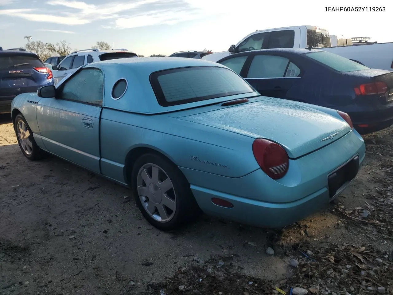 2002 Ford Thunderbird VIN: 1FAHP60A52Y119263 Lot: 73945044