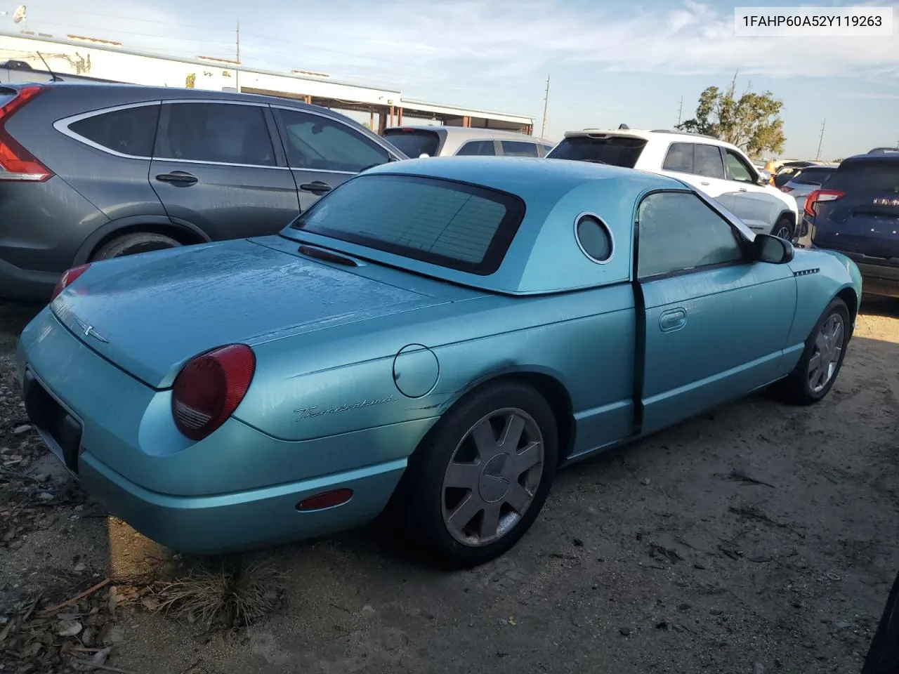 2002 Ford Thunderbird VIN: 1FAHP60A52Y119263 Lot: 73945044