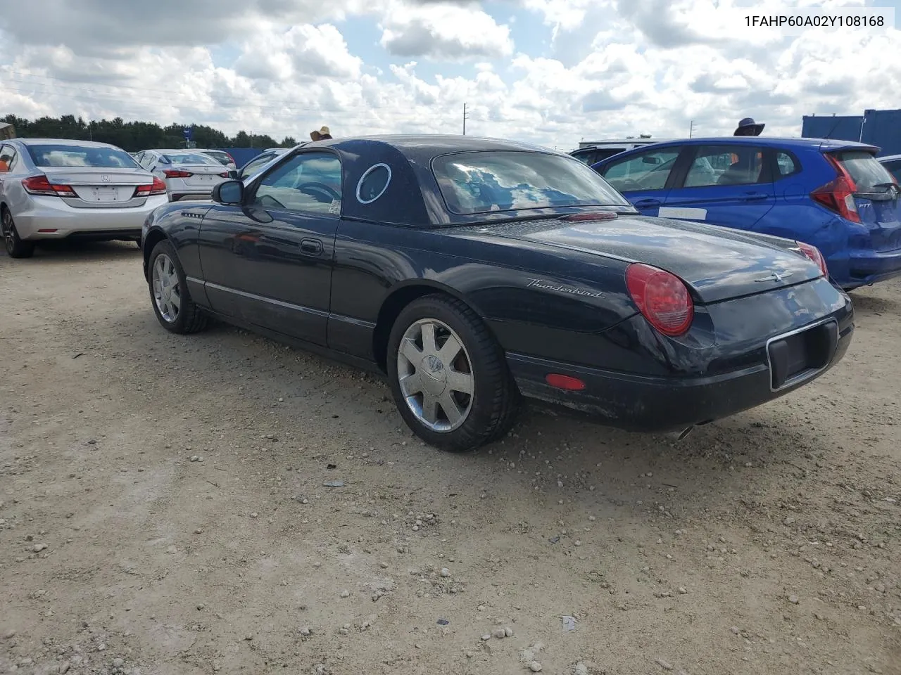 2002 Ford Thunderbird VIN: 1FAHP60A02Y108168 Lot: 74089534