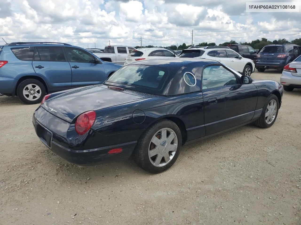 2002 Ford Thunderbird VIN: 1FAHP60A02Y108168 Lot: 74089534