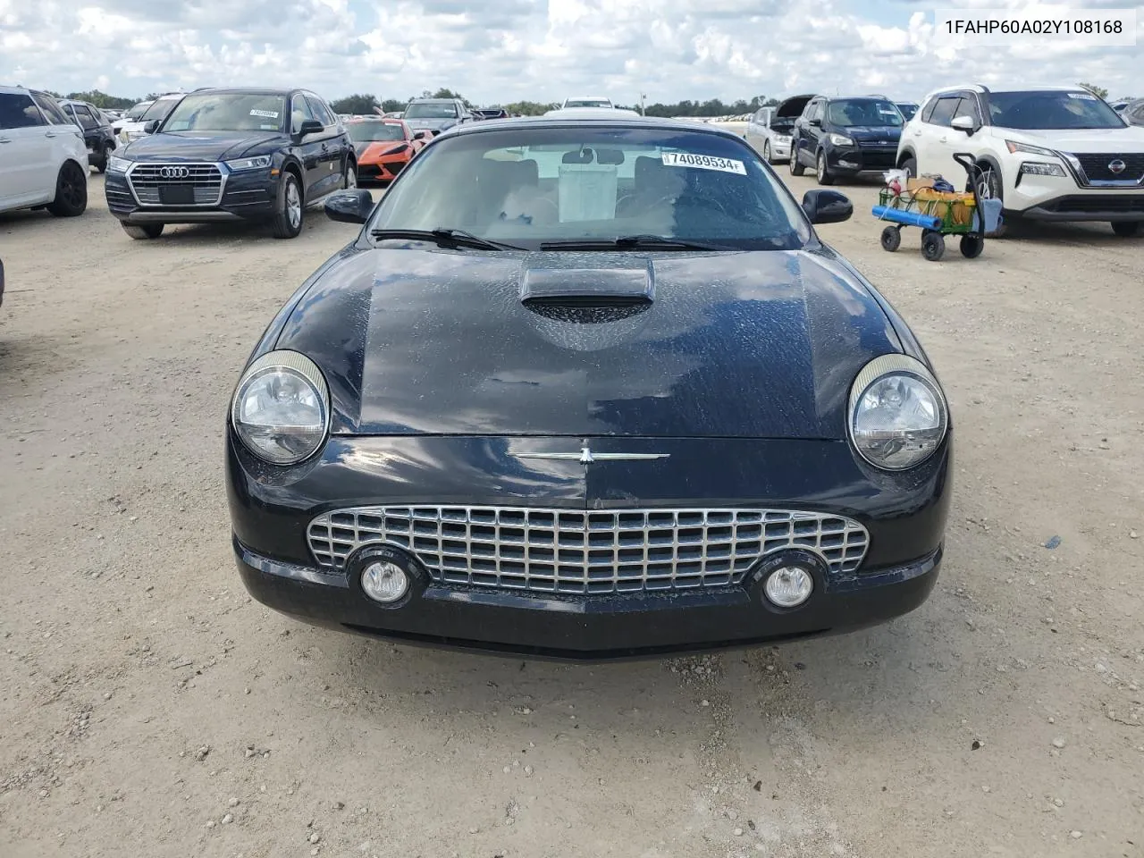 2002 Ford Thunderbird VIN: 1FAHP60A02Y108168 Lot: 74089534