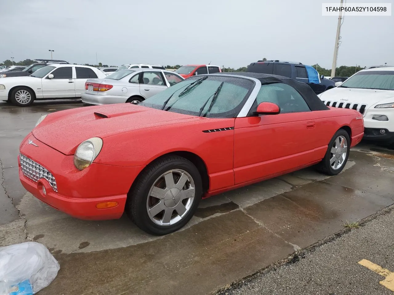 2002 Ford Thunderbird VIN: 1FAHP60A52Y104598 Lot: 74252034