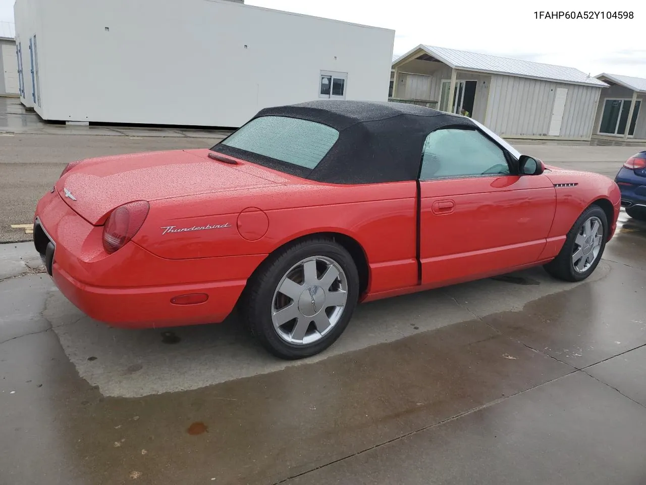 2002 Ford Thunderbird VIN: 1FAHP60A52Y104598 Lot: 74252034