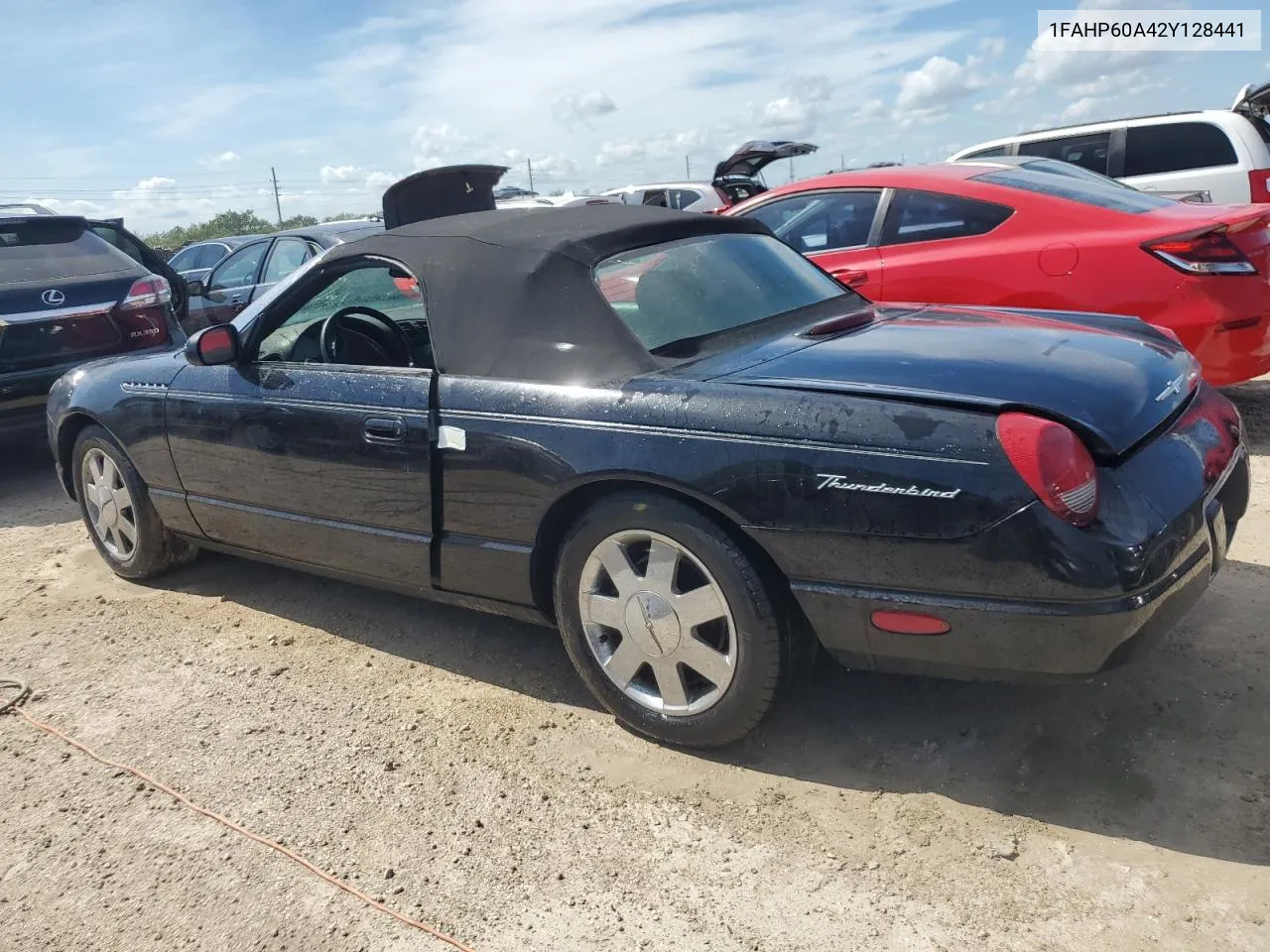 2002 Ford Thunderbird VIN: 1FAHP60A42Y128441 Lot: 74899624