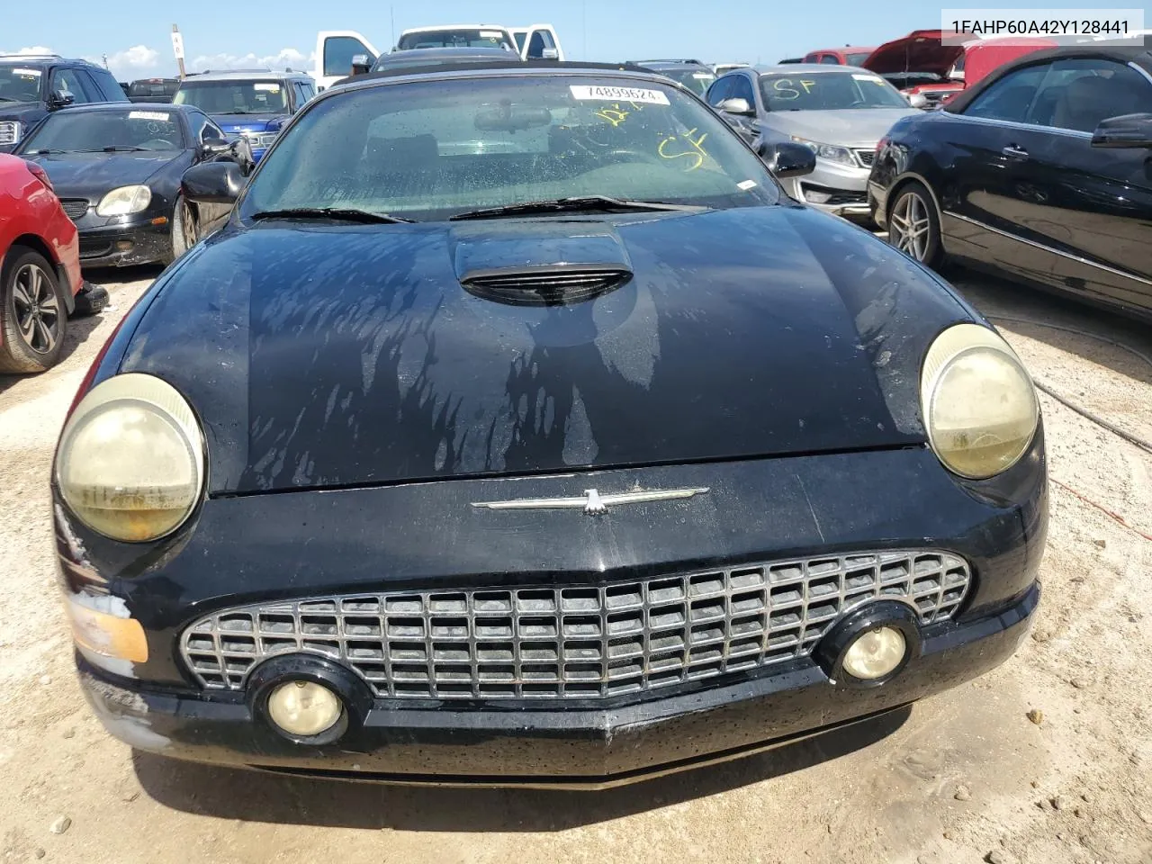 2002 Ford Thunderbird VIN: 1FAHP60A42Y128441 Lot: 74899624