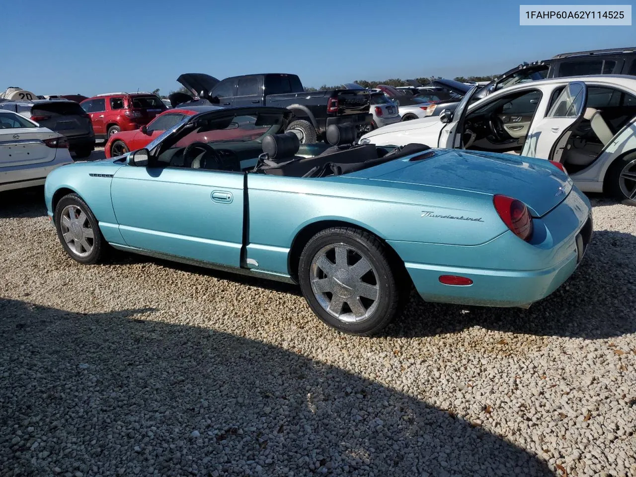 2002 Ford Thunderbird VIN: 1FAHP60A62Y114525 Lot: 75002154