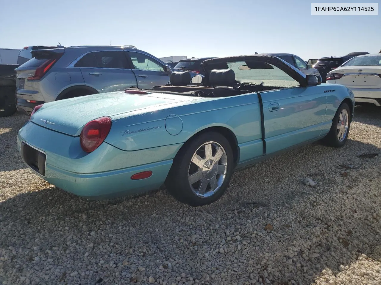 2002 Ford Thunderbird VIN: 1FAHP60A62Y114525 Lot: 75002154