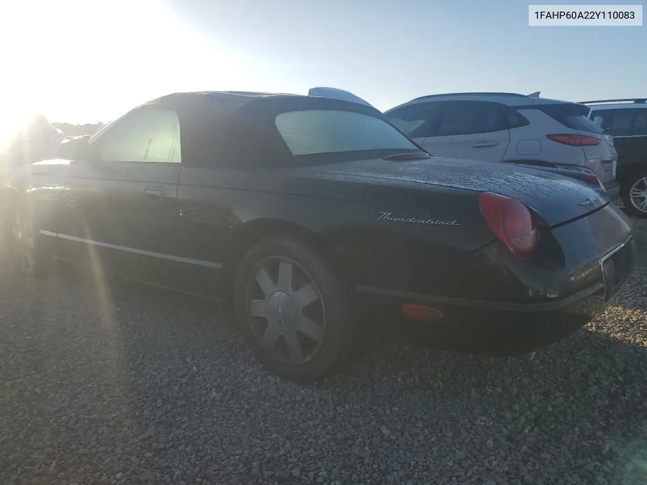 2002 Ford Thunderbird VIN: 1FAHP60A22Y110083 Lot: 75662134