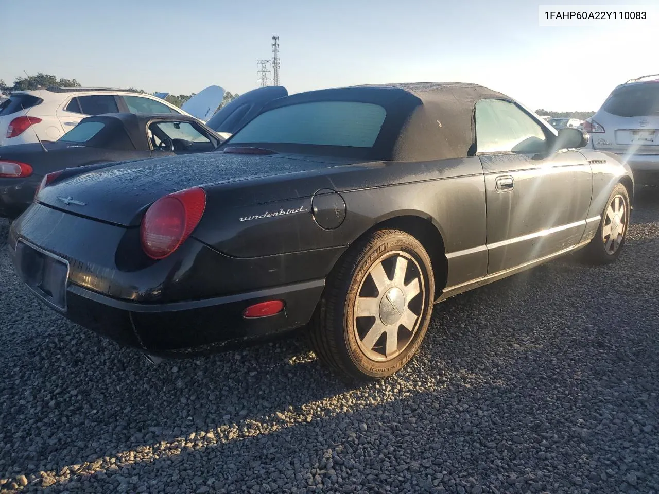 2002 Ford Thunderbird VIN: 1FAHP60A22Y110083 Lot: 75662134