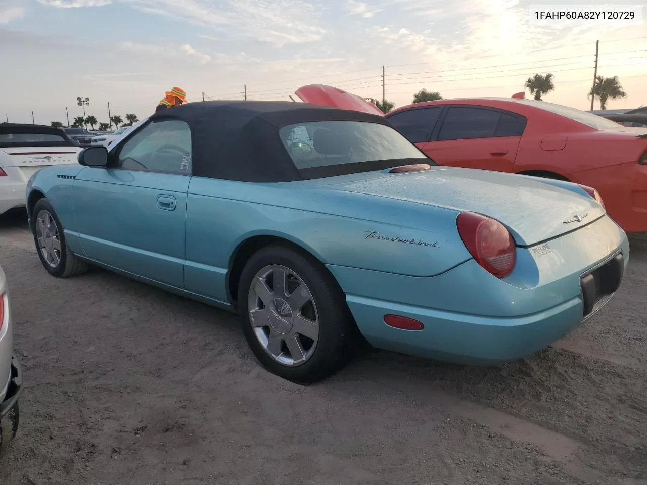 2002 Ford Thunderbird VIN: 1FAHP60A82Y120729 Lot: 76730974