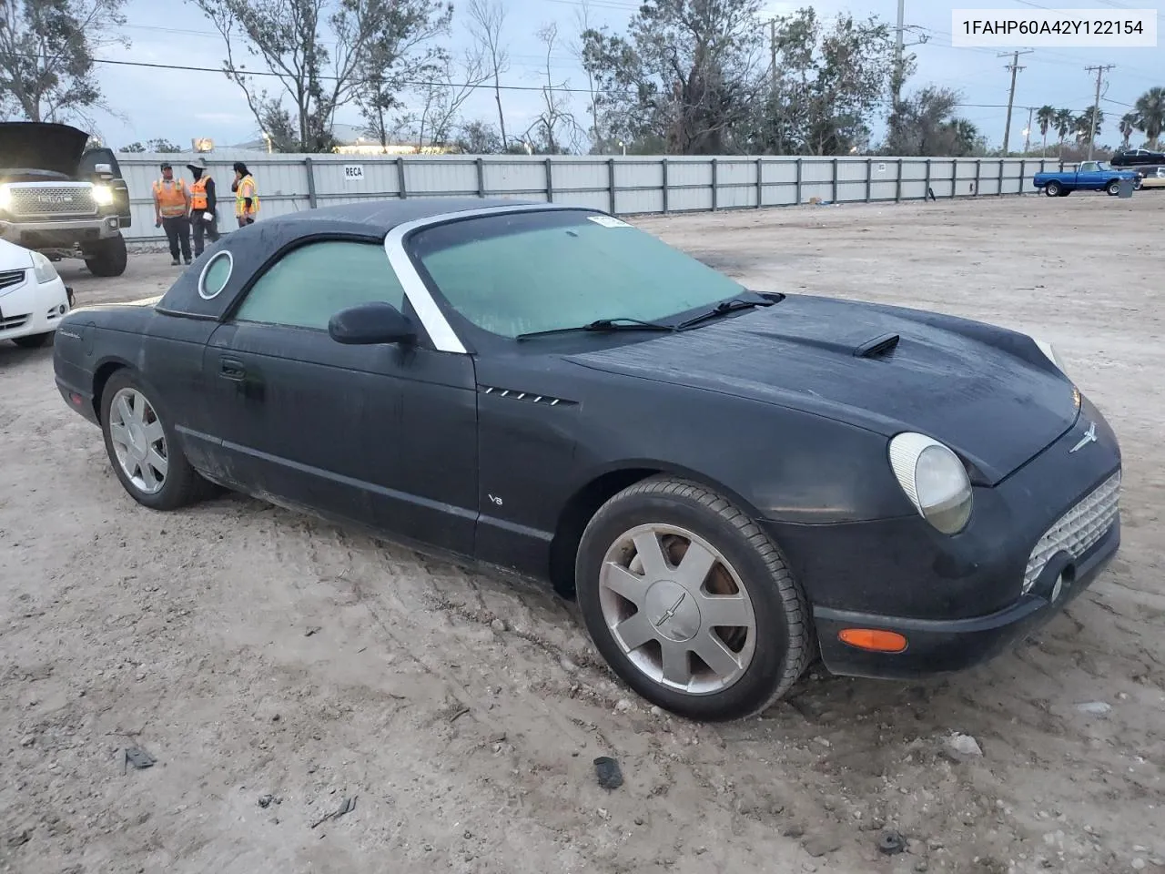 2002 Ford Thunderbird VIN: 1FAHP60A42Y122154 Lot: 77179324