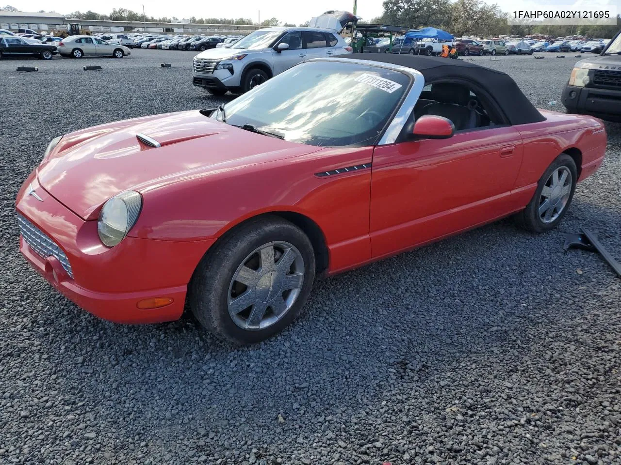 2002 Ford Thunderbird VIN: 1FAHP60A02Y121695 Lot: 77311284