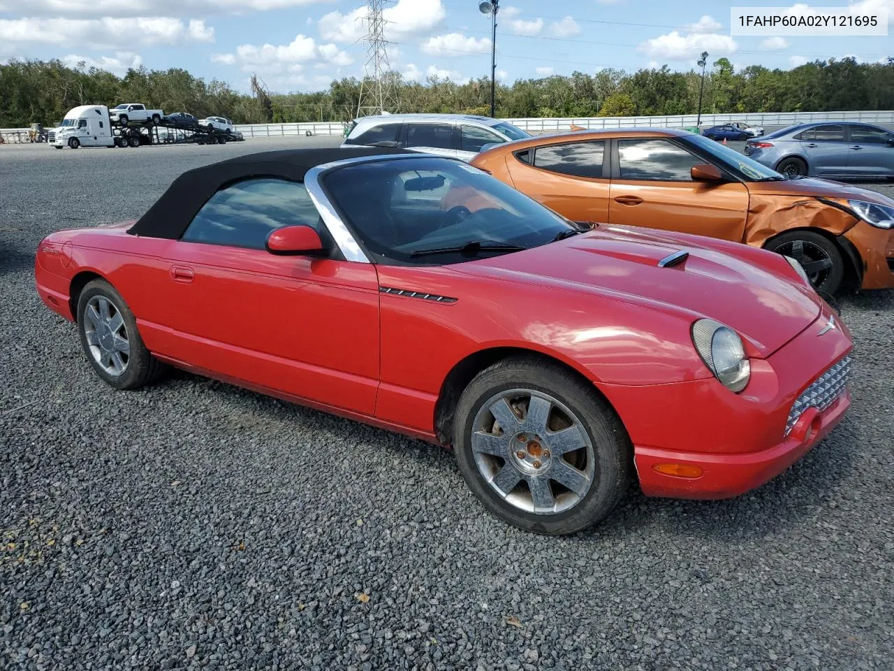 2002 Ford Thunderbird VIN: 1FAHP60A02Y121695 Lot: 77311284