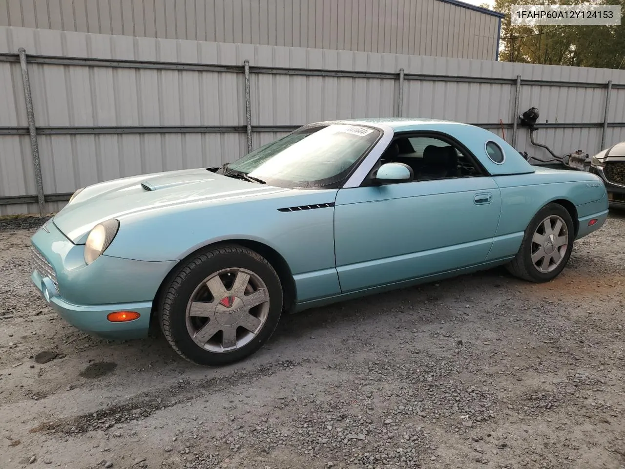 2002 Ford Thunderbird VIN: 1FAHP60A12Y124153 Lot: 77441644