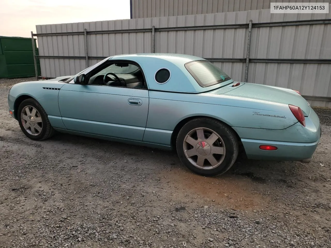 2002 Ford Thunderbird VIN: 1FAHP60A12Y124153 Lot: 77441644