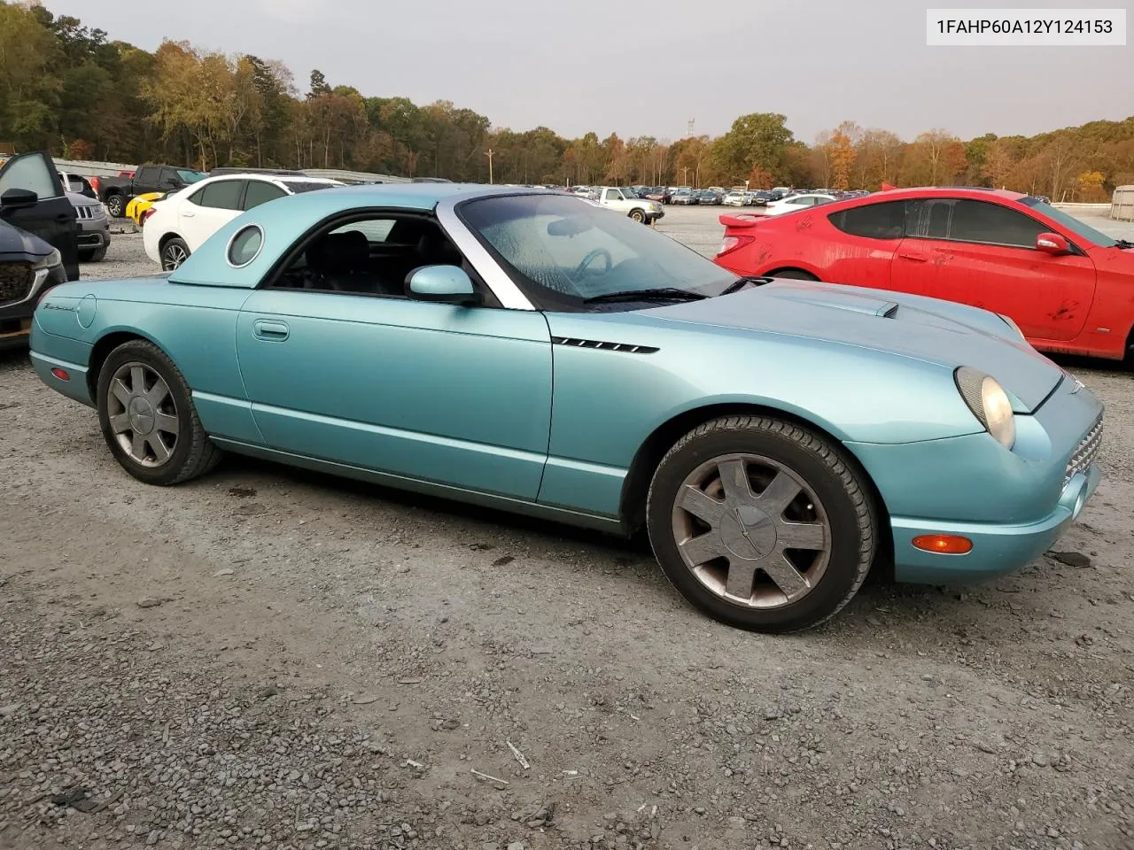 2002 Ford Thunderbird VIN: 1FAHP60A12Y124153 Lot: 77441644