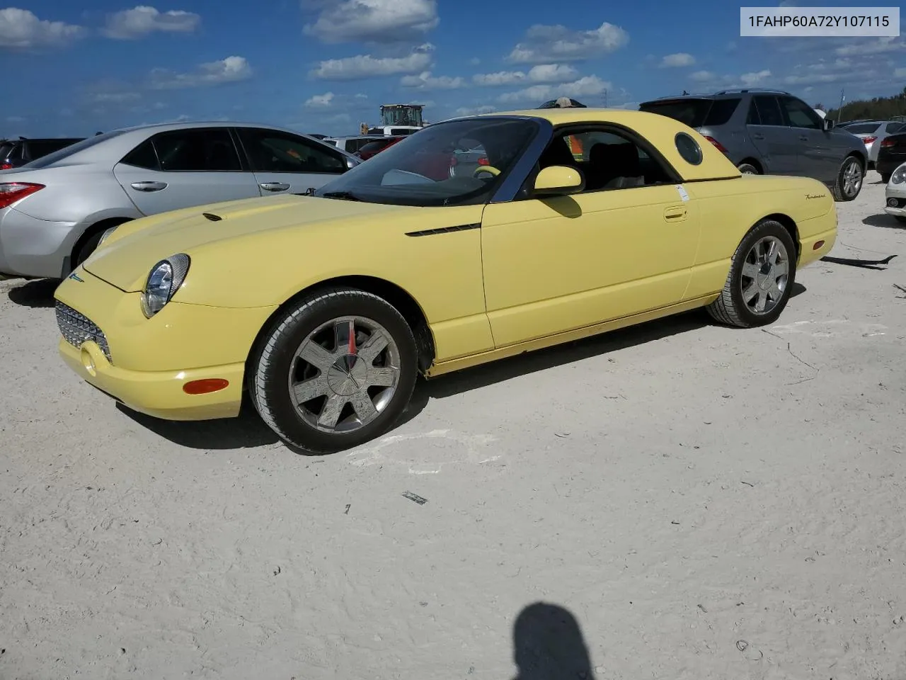 2002 Ford Thunderbird VIN: 1FAHP60A72Y107115 Lot: 77442974