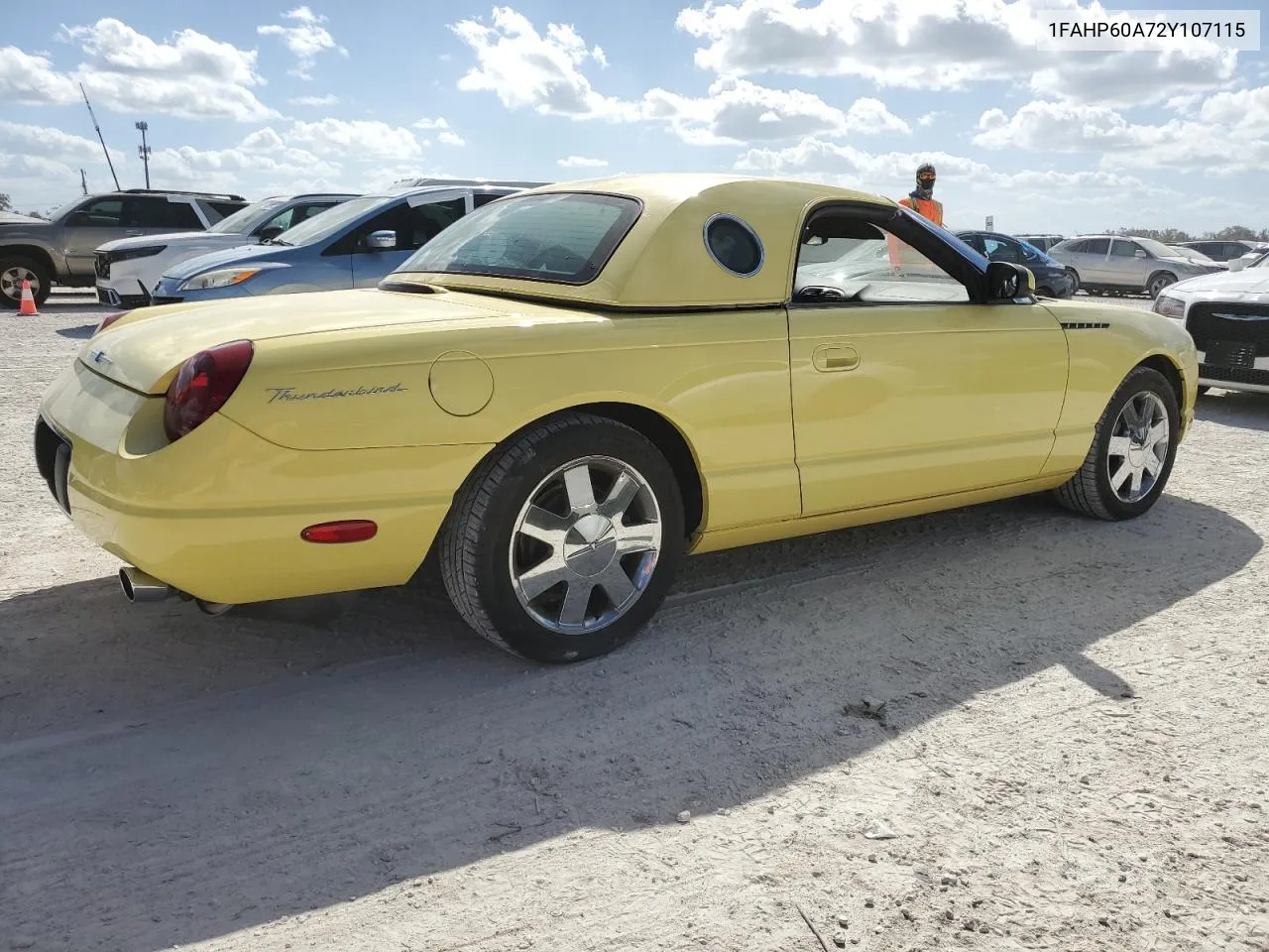 2002 Ford Thunderbird VIN: 1FAHP60A72Y107115 Lot: 77442974