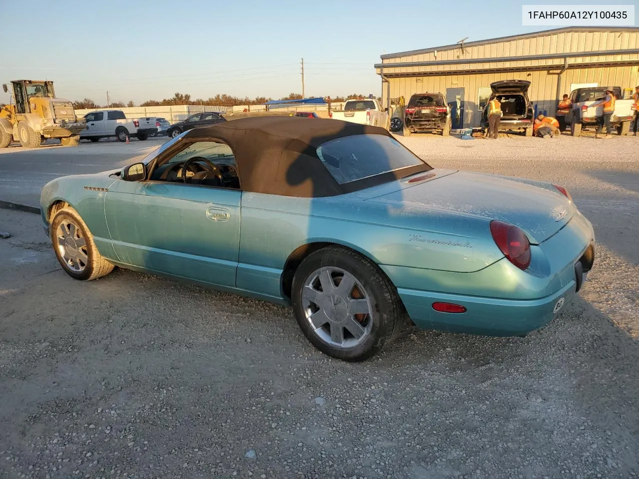 2002 Ford Thunderbird VIN: 1FAHP60A12Y100435 Lot: 77803704