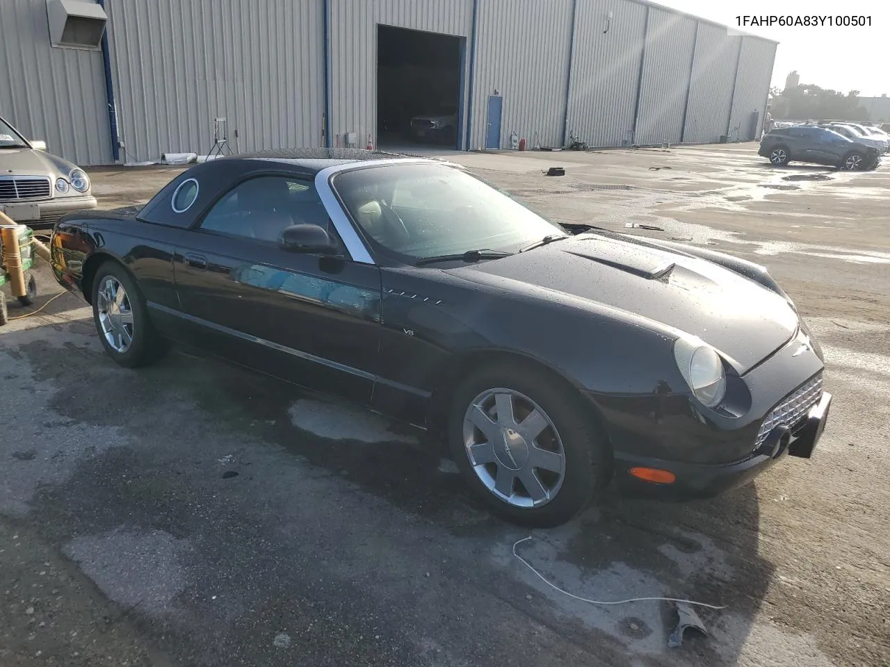 2003 Ford Thunderbird VIN: 1FAHP60A83Y100501 Lot: 72693584