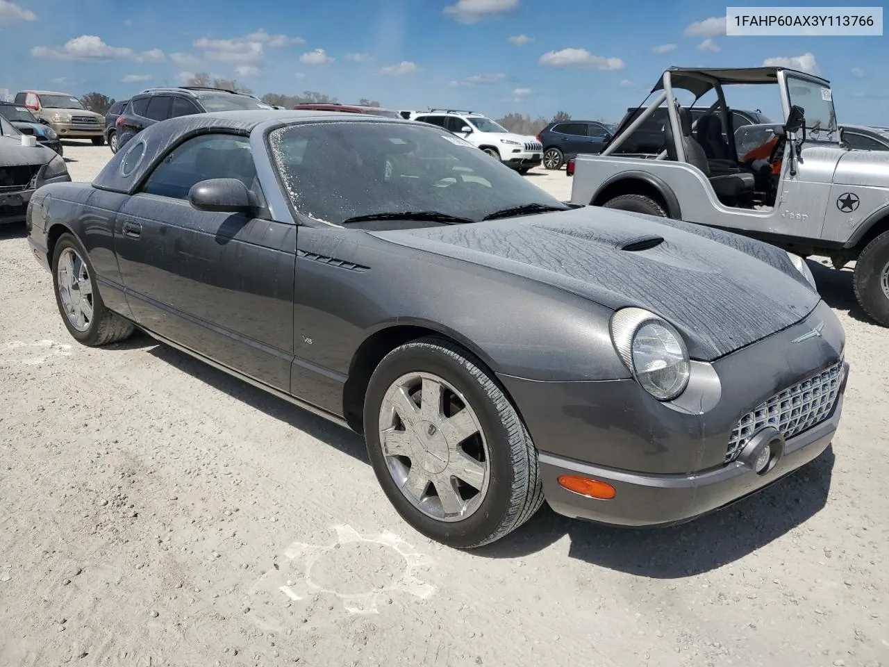 2003 Ford Thunderbird VIN: 1FAHP60AX3Y113766 Lot: 73853114